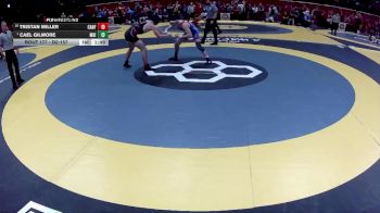 D2-157 lbs Champ. Round 1 - Cael Gilmore, Mar. Highland vs Tristan Miller, Canfield
