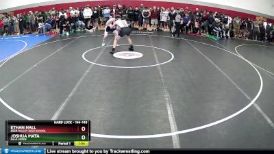 144-145 lbs Semifinal - Ethan Hall, Deer Valley High School vs Joshua Mata, Palo Verde