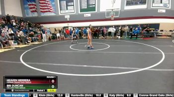 100 lbs Round 1 - Heaven Herrera, Conroe Grand Oaks (Girls) vs Bri Duncan, College Park (Girls)