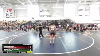 118 lbs Quarterfinal - Tanner King, Malone Wrestling Club vs Anthony Severino, Club Not Listed