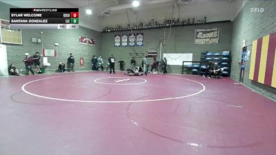 132 lbs Cons. Round 4 - Sylar Welcome, Centennial (Corona) vs Santana Gonzalez, Lakeside/Lake Elsinore