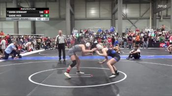 110 lbs Champ. Round 1 - Sadie Vice, Bluestem vs Gwen Stewart, Team Lightning Wrestling Club