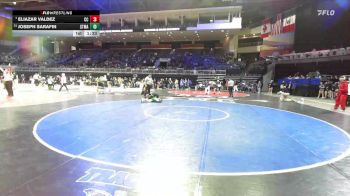 120 lbs Quarterfinal - Eliazar Valdez, Central Catholic vs Joseph Sarafin, St. Mary`s