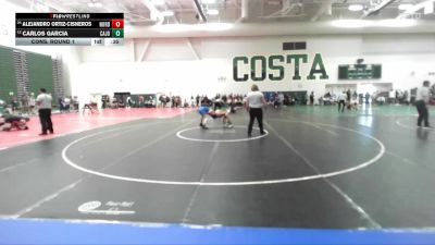 138 lbs Cons. Round 1 - Alejandro Ortiz-Cisneros, Nordhoff vs Carlos Garcia, Cajon