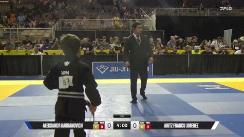 Aritz Franco Jimenez vs Aleksandr Karbanovich 2025 Pan Kids Jiu-Jitsu IBJJF Championship