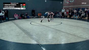 140 lbs Champ. Round 2 - Jonathan Roberts, Fighting Squirrels Wrestling Club vs Aydin Lindholm, Hawk Wrestling Club