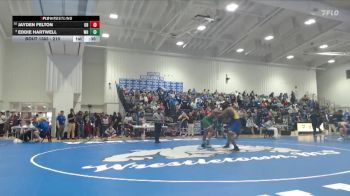 215 lbs 7th Place Match - Eddie Hartwell, West Harrison High School vs Jayden Felton, Olive Branch