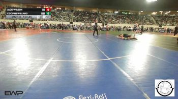 143 lbs Consi Of 16 #1 - Jack Wilson, Fort Gibson vs Cooper Willard, Deer Creek Wrestling