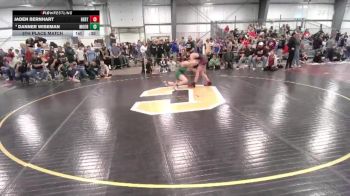 126 lbs 5th Place Match - Jaden Bernhart, Berthoud vs Danner Wiseman, Moorcroft