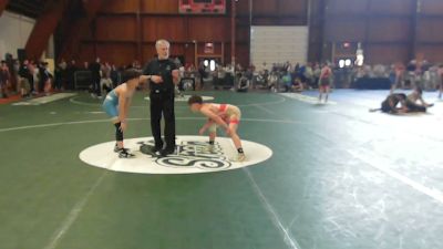100 lbs Rr Rnd 2 - Joshua Schaub, Wyoming Seminary vs Coby Leon, Southside