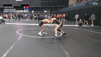 110 lbs Quarterfinal - Jadyn Roller, Oklahoma State University vs Sigrun Metzgar, Ottawa University