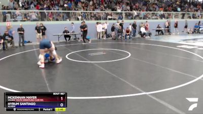 182 lbs Round 2 - McKennan Mayer, Valdez Youth Wrestling Club Inc. vs Hyrum Santiago, Alaska