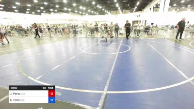 98 lbs Consi Of 4 - Jaiden Perez, Live Training vs Kendall Cass, DUB Wrestling