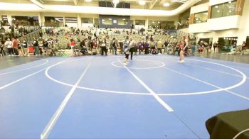 130 lbs Cons. Round 3 - Haedyn Herren, Grantsville vs Nevaeh Odegaard, Severance