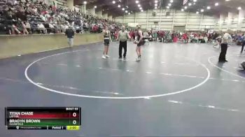 144 lbs Champ. Round 1 - Bradyn Brown, Clearfield vs Titan Chase, Layton