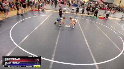 106 lbs Cons. Round 3 - Griffin Magee, ND vs August Pfeffer, MN