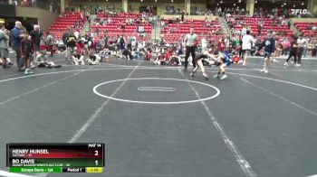 60 lbs Round 2 (6 Team) - Bo Davis, Honey Badger Wrestling Club vs Henry Hunsel, Victory