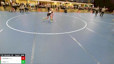 7th - 8th grade - 88 Cons. Round 3 - Camden Stralow, Big Game Wrestling Club vs Emmett Dye, Moen Wrestling Academy