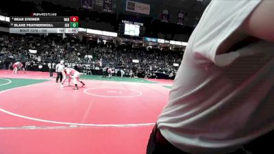 180 lbs Champ. Round 2 - Bear Steiner, WAD1 vs Blake Featheringill, SEN3