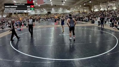 157 lbs Semis & 1st Wb (8 Team) - Evan Prewitt, Anderson Co. High School vs James Tuepker, Millington Central High School