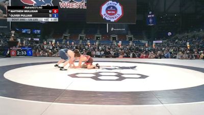 126 lbs Champ. Rd Of 16 - Matthew Mulligan, New Jersey vs Oliver Pulliam, Texas