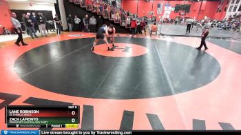 160 lbs Cons. Round 4 - Lane Robinson, St. Charles (EAST) vs Zach Lamonto, Frankfort (LINCOLN-WAY EAST)