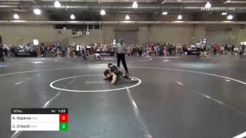 80 lbs Prelims - Karson Hopkins, Raw vs Cannon Driscoll, Westshore WC