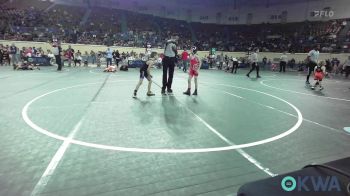 58 lbs Consi Of 16 #1 - Eli Raven, Davis Youth Wrestling Club vs Kason Tabor, Berryhill Wrestling Club