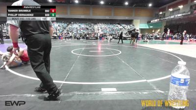 115 lbs 5th Place - Tanner Brumble, Unattached vs Phillip Hernandez, Darkhorse