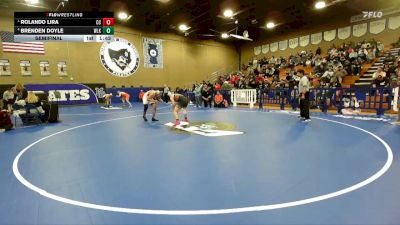 175 lbs Semifinal - Rolando Lira, Cesar Chavez vs Brenden Doyle, Woodlake