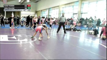 70 lbs Rr Rnd 2 - Elise Farmer, All I See Is Gold Academy - Girls vs Lena Pallone, ICWL Lady Bruisers