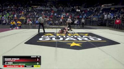 96 lbs Cons. Round 4 - Jt Theis, Frankfort Wildcats Wrestling vs Shane Stream, Lincoln-Way WC