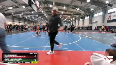 95 lbs Quarterfinal - Ellison Kelly, Cornerstone Warriors Wrestling Club vs Knox Holdsworth, Apex Grappling Academy