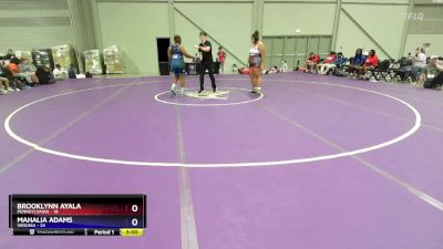 235 lbs Placement Matches (8 Team) - Brooklynn Ayala, Pennsylvania vs Mahalia Adams, Virginia