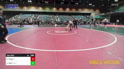 200 lbs Final - David Rapp, Central vs Joseph Weil, Burns Oregon