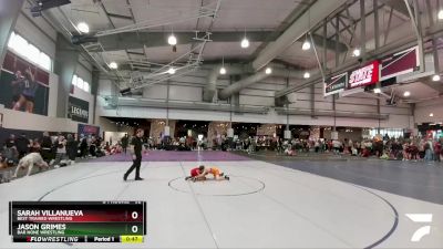 92 lbs Quarterfinal - Sarah Villanueva, Best Trained Wrestling vs Jason Grimes, Bar None Wrestling