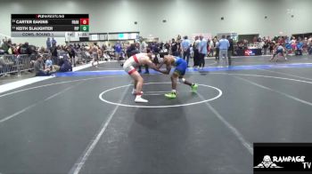 144 lbs Cons. Round 1 - Carter Eakins, Con-Kids WC vs Keith Slaughter, Piper