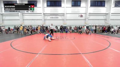 107.6-118 lbs Round Of 16 - Ellie Myers, PA vs Amelia Riazi, WV