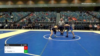 157 lbs Quarterfinal - Hunter Willits, UN-Oregon State vs Payton Tawater, Colorado Mesa