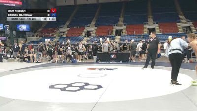 126 lbs Cons. Sub-rd Of 16 - Liam Nielsen, Utah vs Carsen Hanshaw, Nebraska