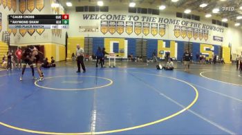 190 Gold 2nd Place Match - Raymond Shaw, George Jenkins vs Caleb Cross, Glynn Academy