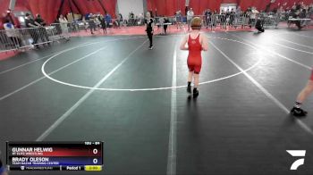 84 lbs Semifinal - Gunnar Helwig, RT Elite Wrestling vs Brady Oleson, Team Nazar Training Center