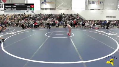 87 lbs Champ. Round 2 - Nolan Lamb, Canandaigua Youth Wrestling Club vs Jacob Fratz, Deep Roots Wrestling Club