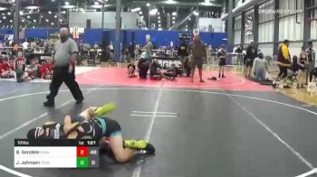 101 lbs Rr Rnd 3 - Brody Sendele, Barn Boys vs Jordan Johnson, Storm Wrestling