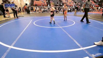 58-61 lbs Rr Rnd 5 - Dakota Fourkiller, Tahlequah Wrestling Club vs Kyler Douglas, Sallisaw Takedown Club