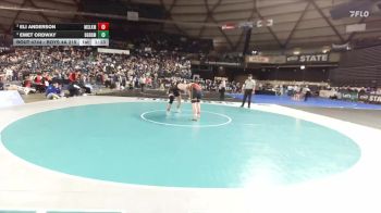 Boys 4A 215 lbs Semifinal - Eli Anderson, Moses Lake vs Emet Ordway, Battle Ground