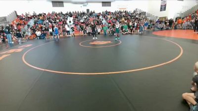 75-78 lbs Round 2 - Isaac Robinson, Lander Middle School vs Skylar Bougie, Sheridan Junior High School