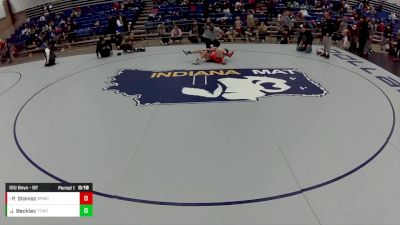 12U Boys - 82 lbs Cons. Round 6 - Jackson Beckley, Team Tulsa Wrestling Club vs Parker Stanisz, Bulldog Premier Wrestling Club