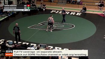 126 lbs Placement Matches (8 Team) - Tarver Zebroski, Sturgis Brown vs Mason Backous, Aberdeen Central