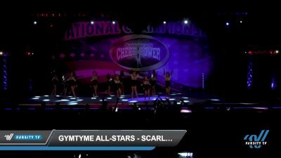 GymTyme All-Stars - Scarlet [2022 L2 Junior - Small - A Day 1] 2022 American Cheer Power Columbus Grand Nationals